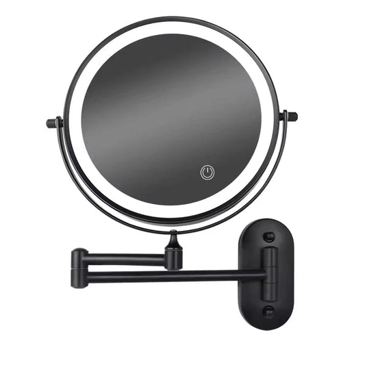 Verthara Rechargeable Light Make-Up Mirror Black