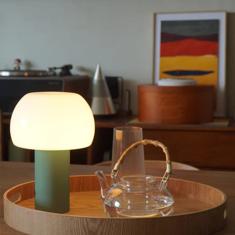 Verthara Rechargeable Mushroom LED Table Lamp