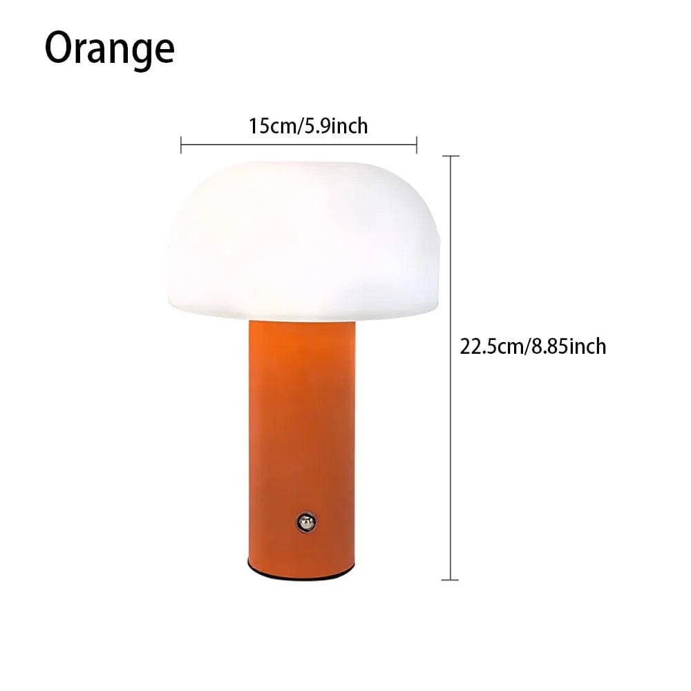 Verthara Rechargeable Mushroom LED Table Lamp