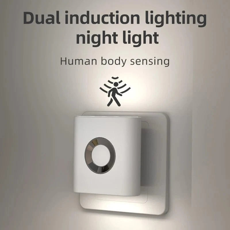 Verthara Rechargeable Wireless Motion Sensor LED Night Light – 4 Pack for Bedroom, Staircase, and Closet