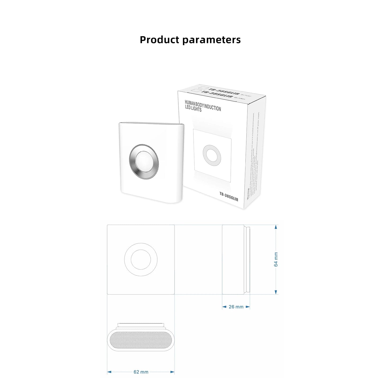 Verthara Rechargeable Wireless Motion Sensor LED Night Light – 4 Pack for Bedroom, Staircase, and Closet