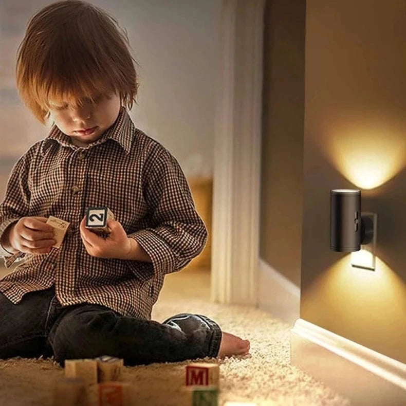 Verthara Remote Control Plug-In LED Wall Night Light