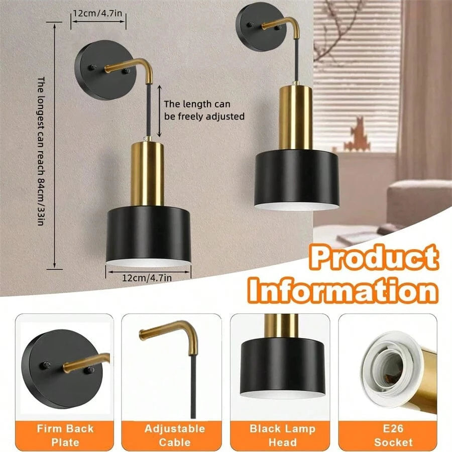 Verthara Remote Control Wall Lamp