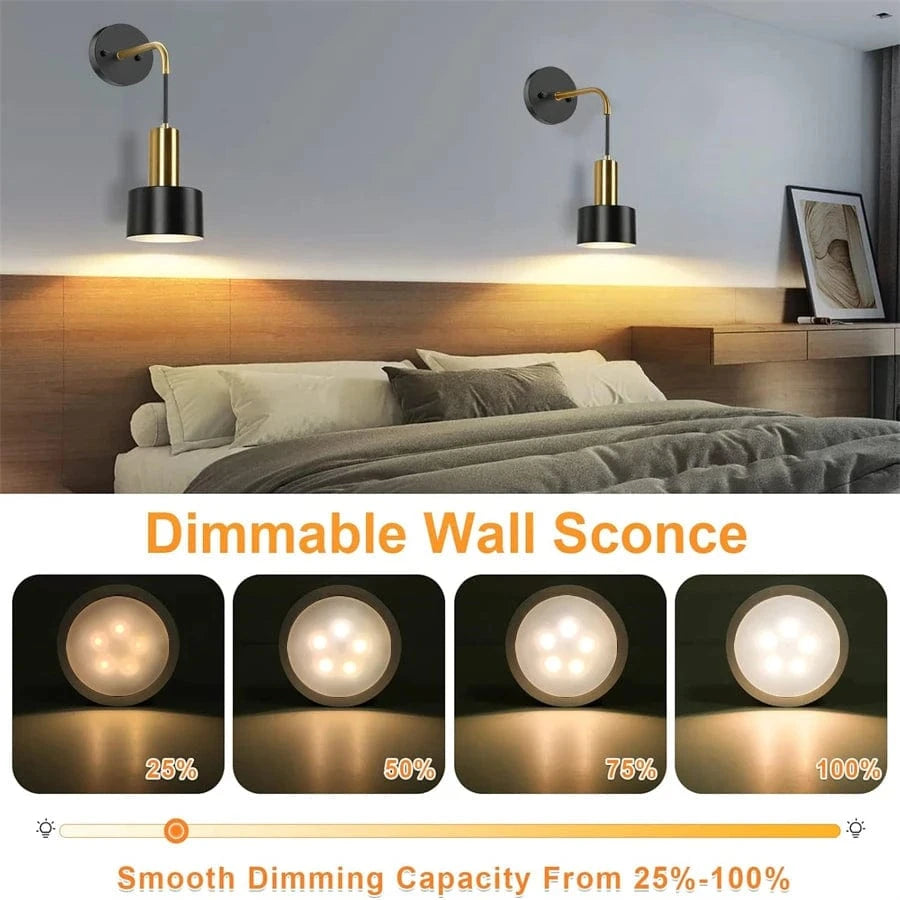 Verthara Remote Control Wall Lamp