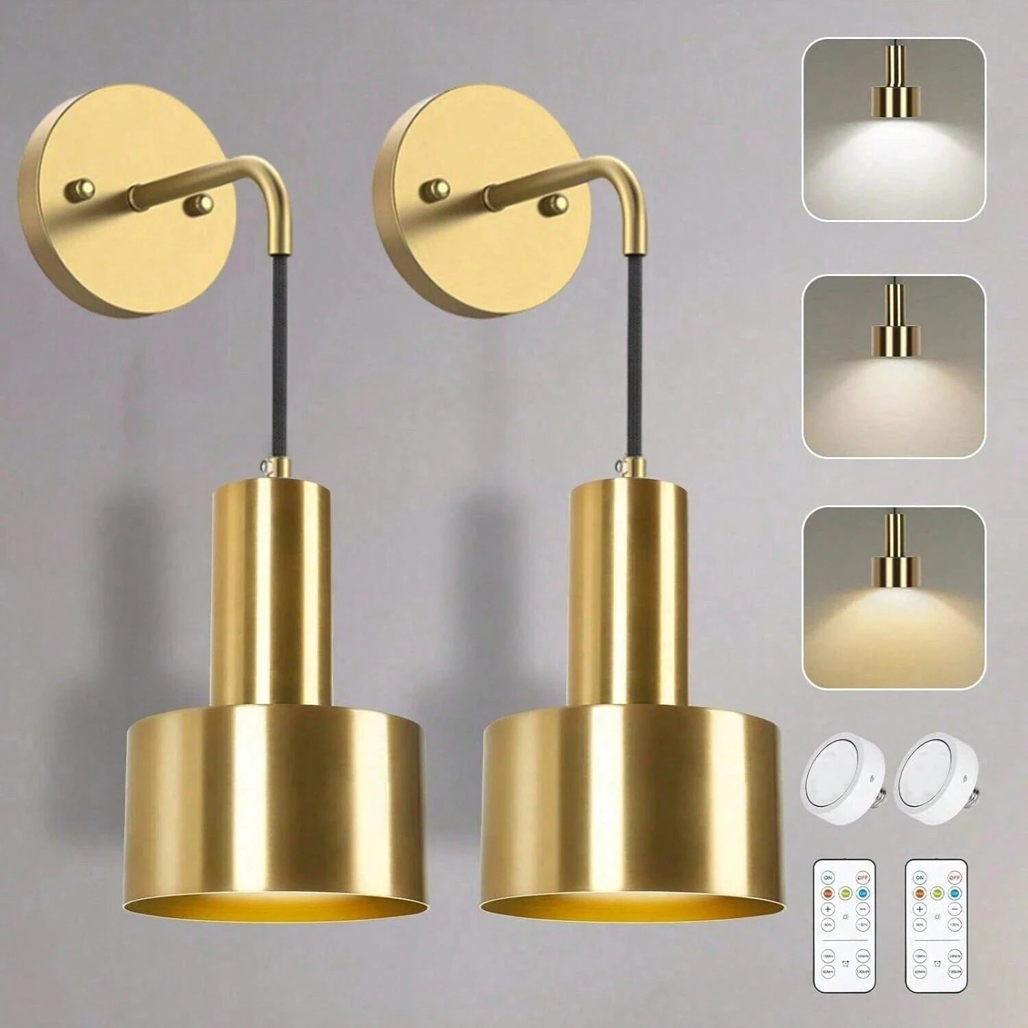 Verthara Remote Control Wall Lamp