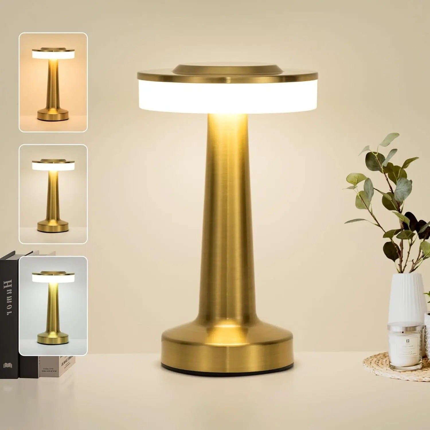 Verthara Retro Bar Rechargeable Table Lamp