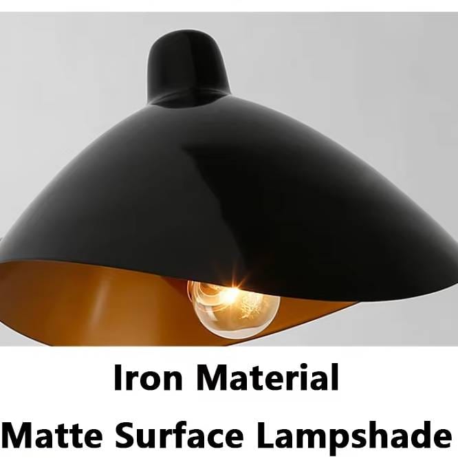 Verthara Retro Industrial Wall Lamp with Matte Finish – E14 Sconce Light for Bedroom Decoration