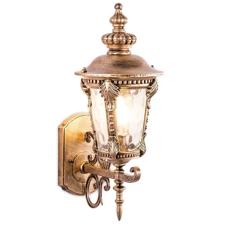 Verthara Retro Waterproof Outdoor Wall Lamp – Black Bronze Exterior Wall Lights for Garden and Porch, E27 Socket