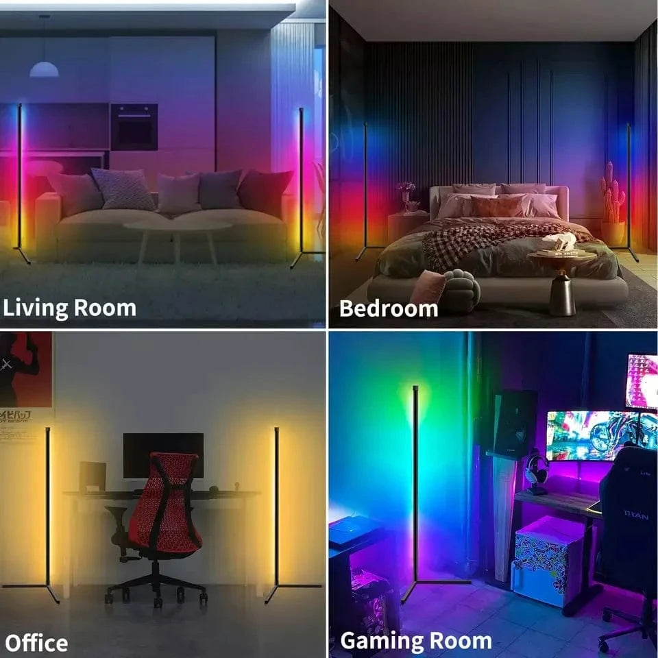 Verthara RGB Corner Standing Floor Lamp