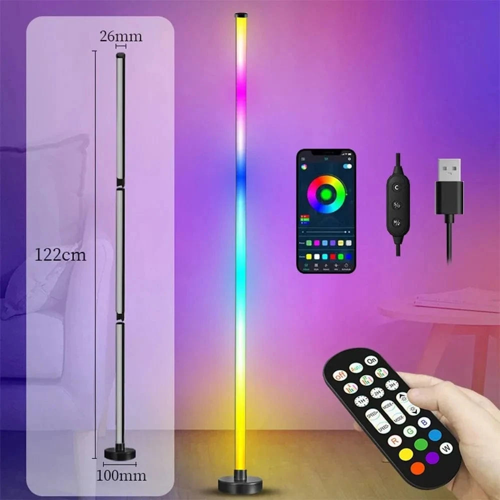 Verthara RGB Rechargeable Floor Lamp