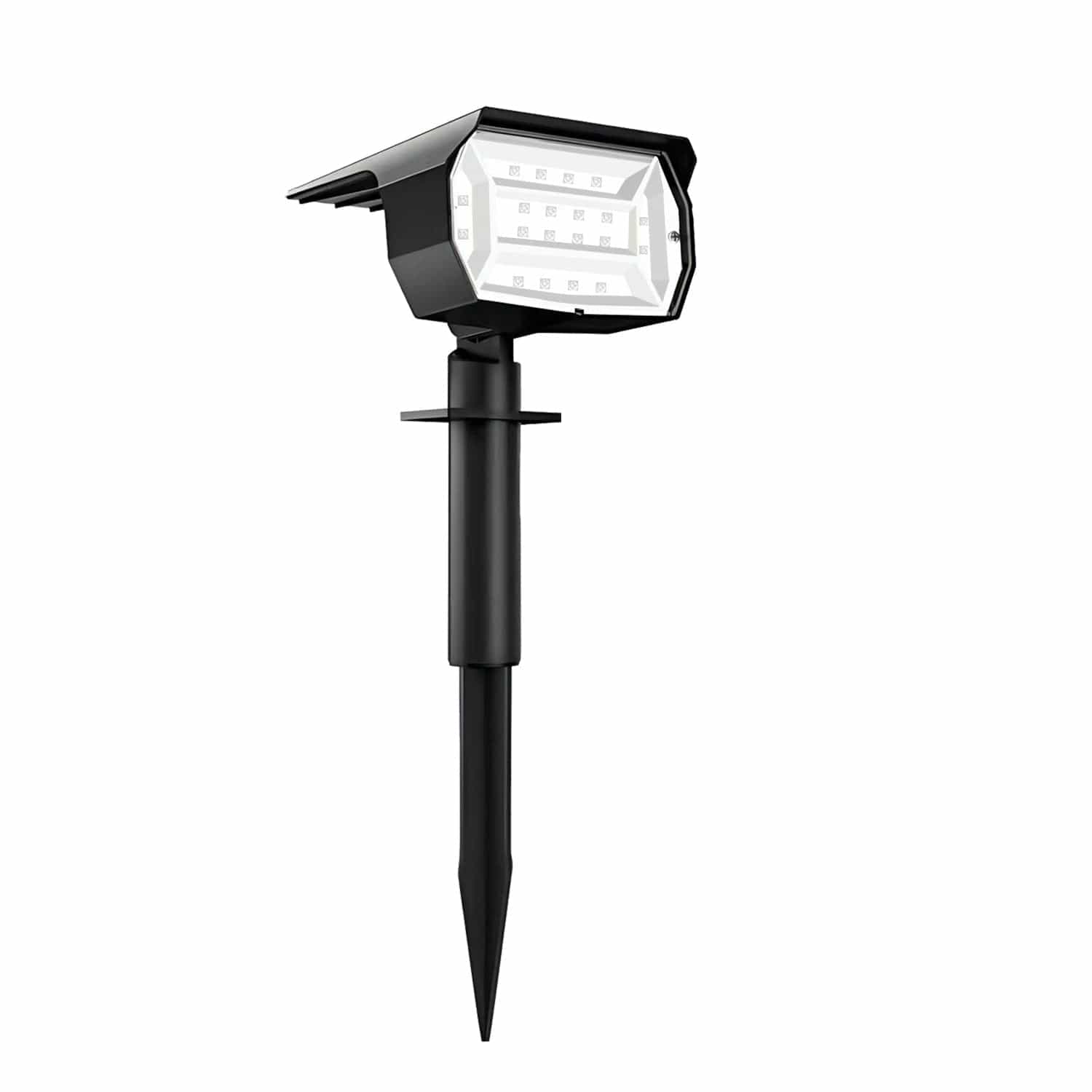 Verthara RGB Solar Landscape Spotlights with 20 LEDs – Waterproof Solar Powered Outdoor Lights for Garden and Patio 1pc