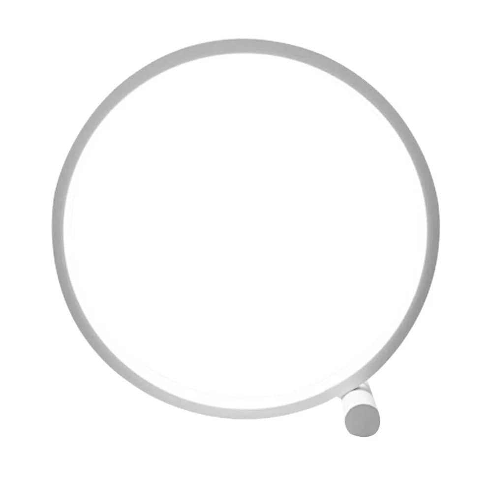 Verthara Ring Design Nightstand Lamp White / Warm