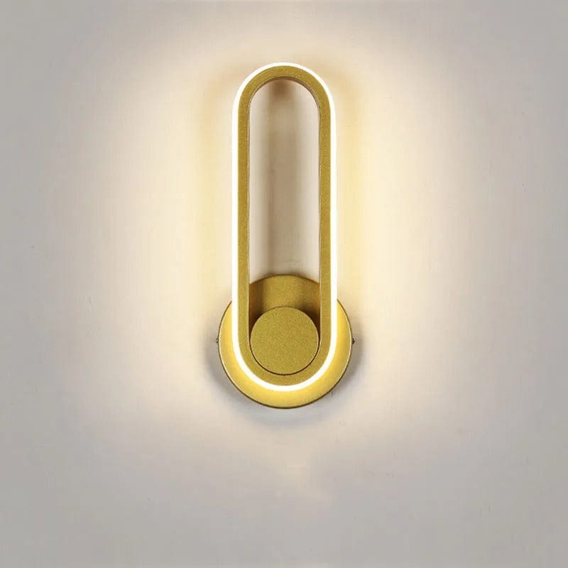 Verthara Rotatable LED Wall Light – Wall-Mounted – Adjustable - Modern Design - Indoor Use - Warm White - Energy-Efficient Cool White / Gold