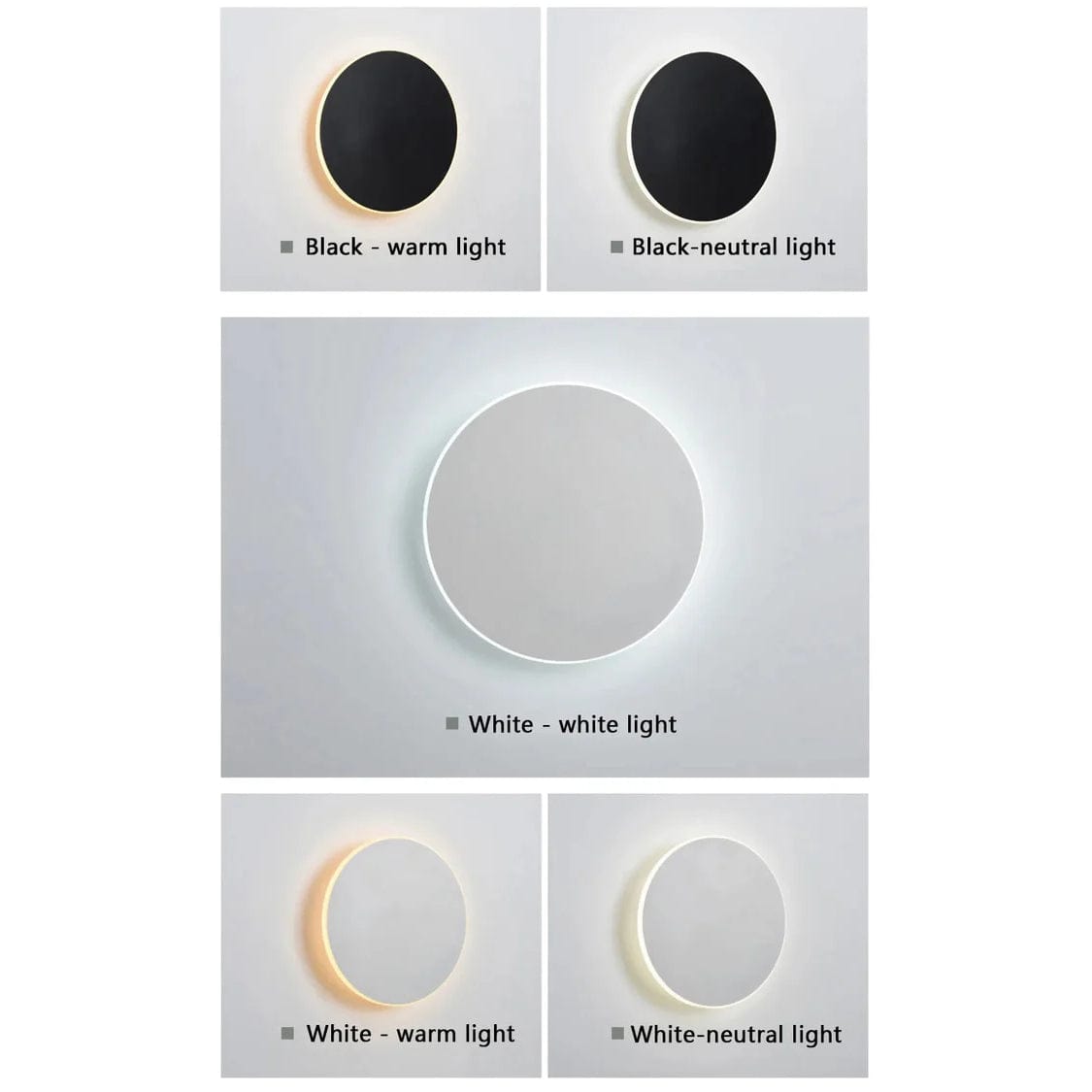 Verthara Round LED Wall Light
