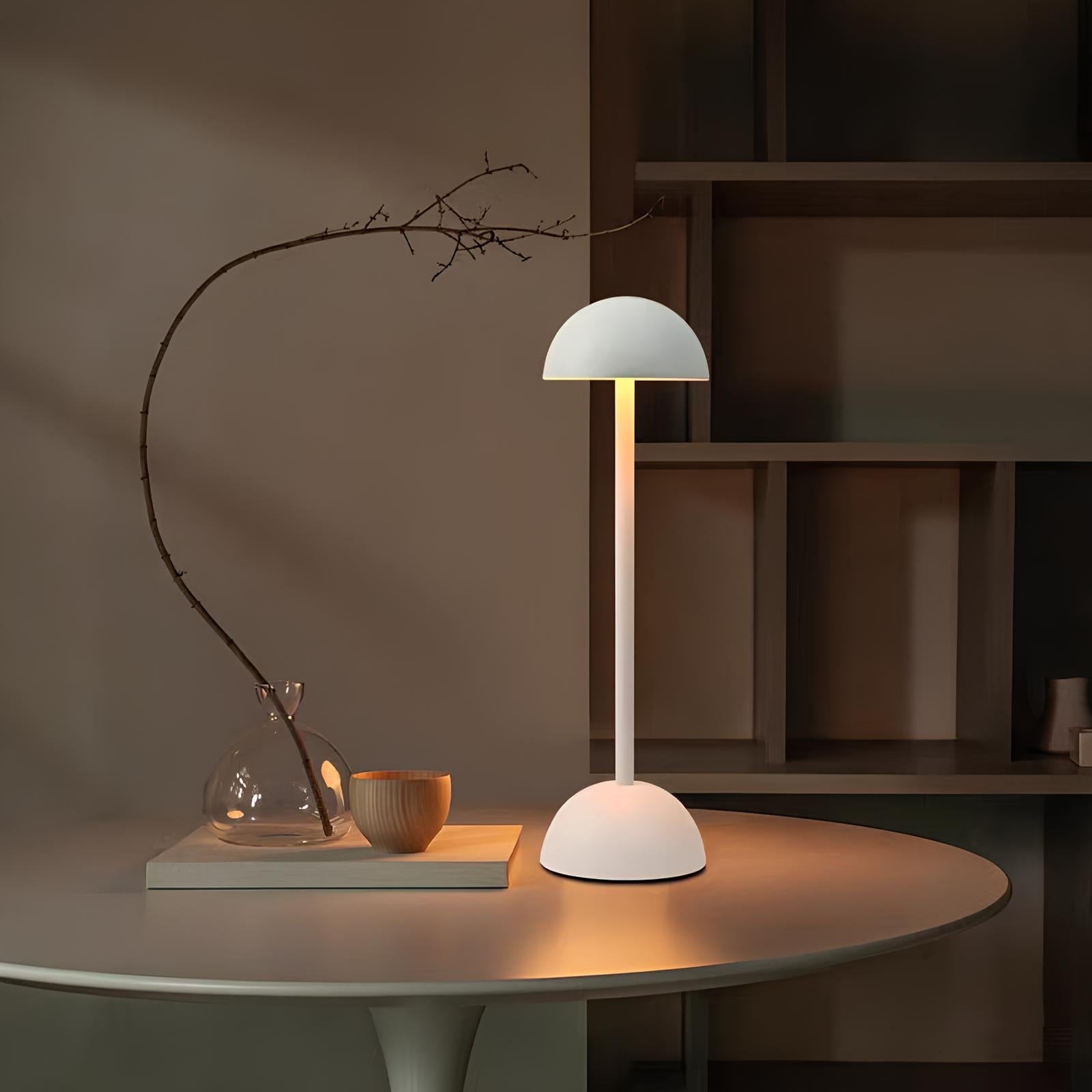 Verthara Sleek Iron Design Rechargeable Table Lamp