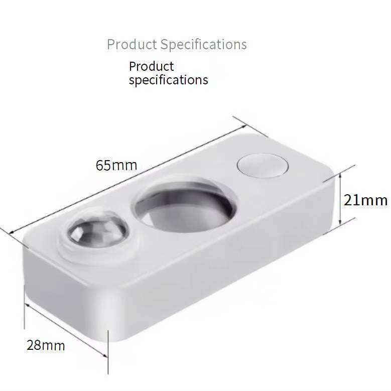 Verthara Smart LED Motion Sensor Night Light - Rechargeable Wireless Indoor Light for Bedroom, Hallway, and Cabinets