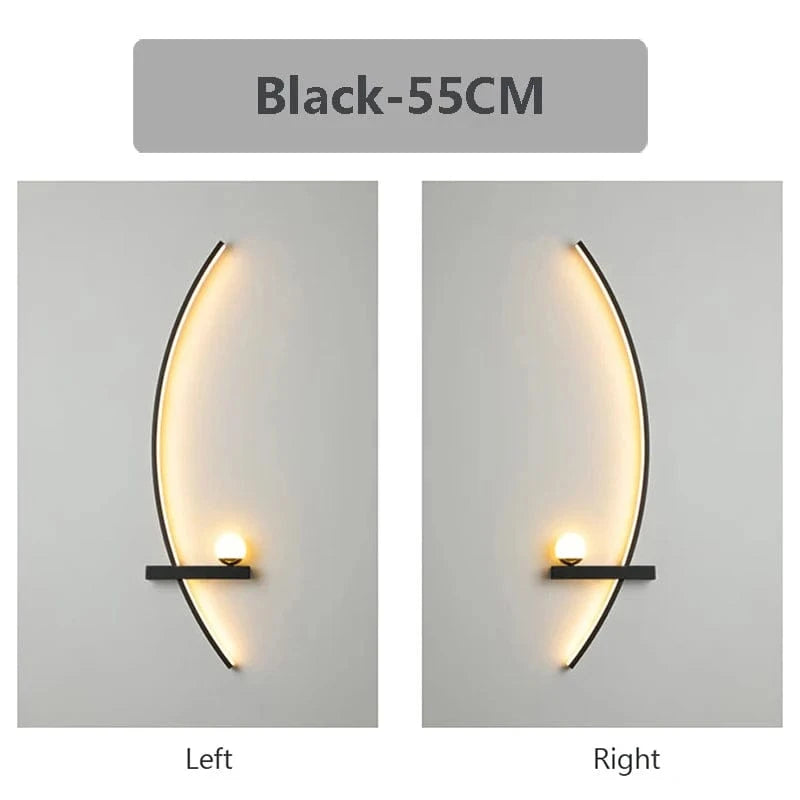 Verthara Smart LED Wall Lamp with Remote Control – Modern Minimalist Indoor Wall Sconce for Bedroom and Living Room Lighting