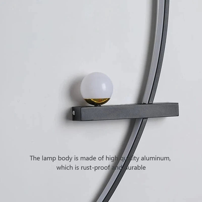 Verthara Smart LED Wall Lamp with Remote Control – Modern Minimalist Indoor Wall Sconce for Bedroom and Living Room Lighting