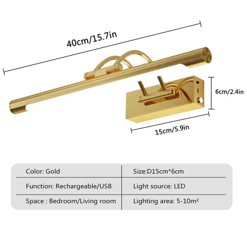 Verthara Smart Rechargeable LED Wall Light
