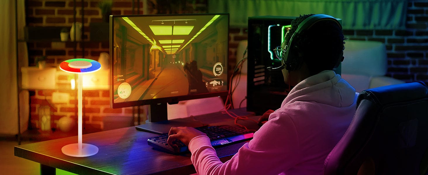 Verthara Smart RGB LED Rechargeable Table Lamp