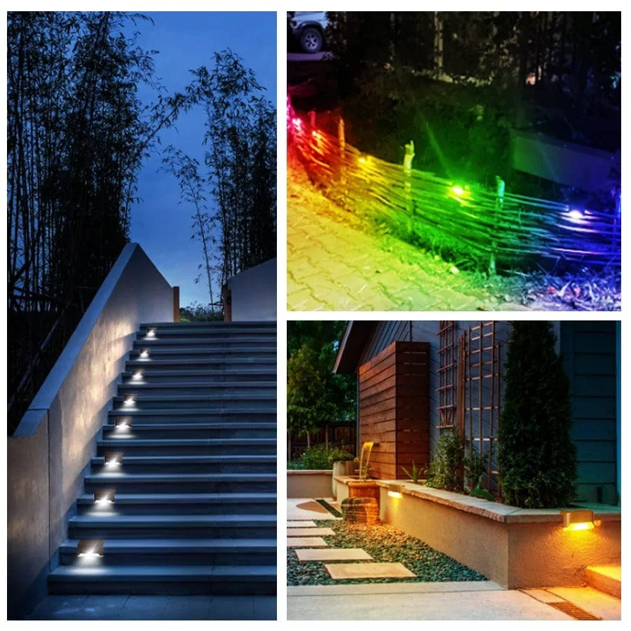 Verthara Solar Deck Lights - Outdoor Step Lighting