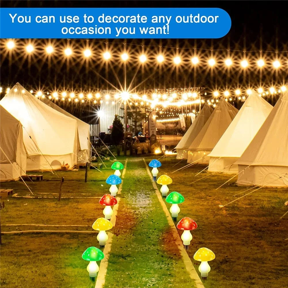 Verthara Solar Garden Light Mushroom