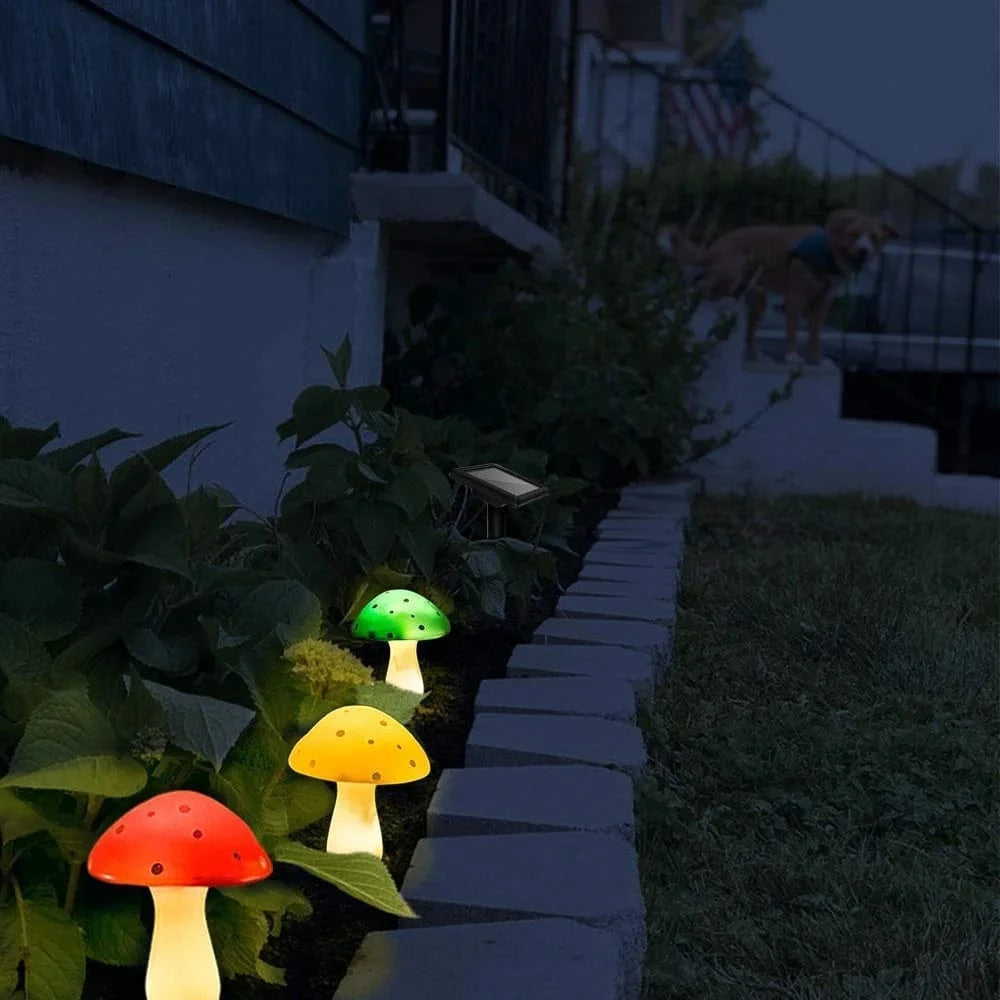 Verthara Solar Garden Light Mushroom