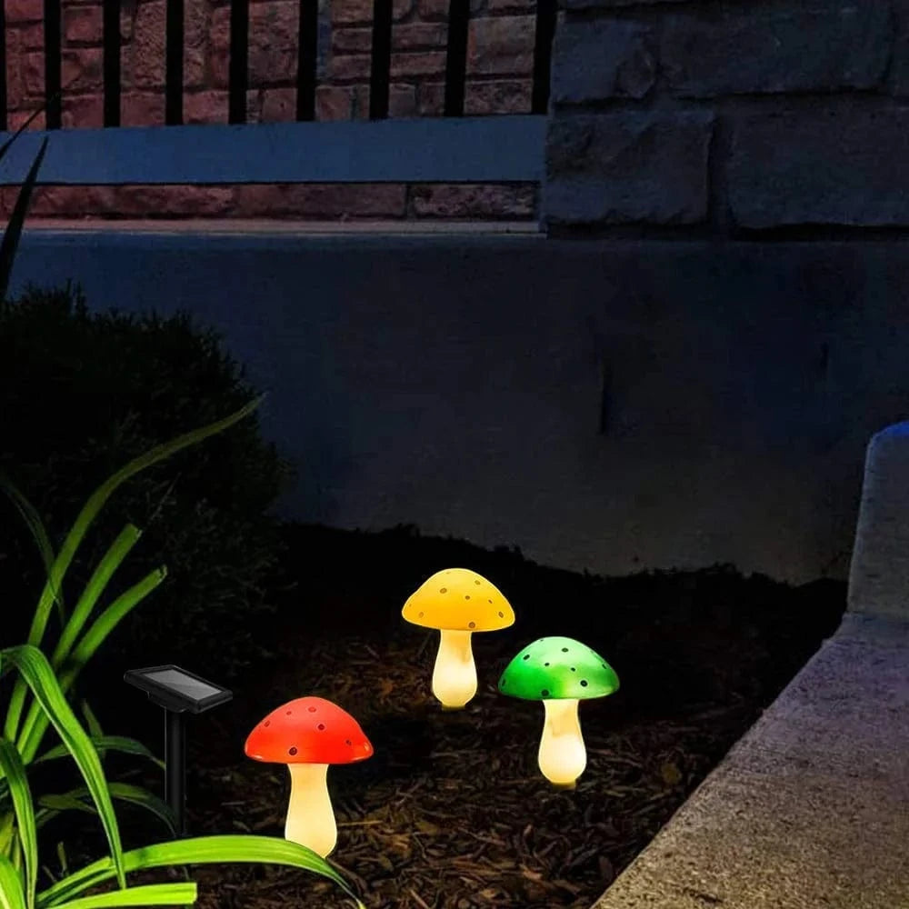 Verthara Solar Garden Light Mushroom
