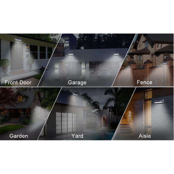 Verthara Solar Garden Wall Lights - Motion Sensor LED