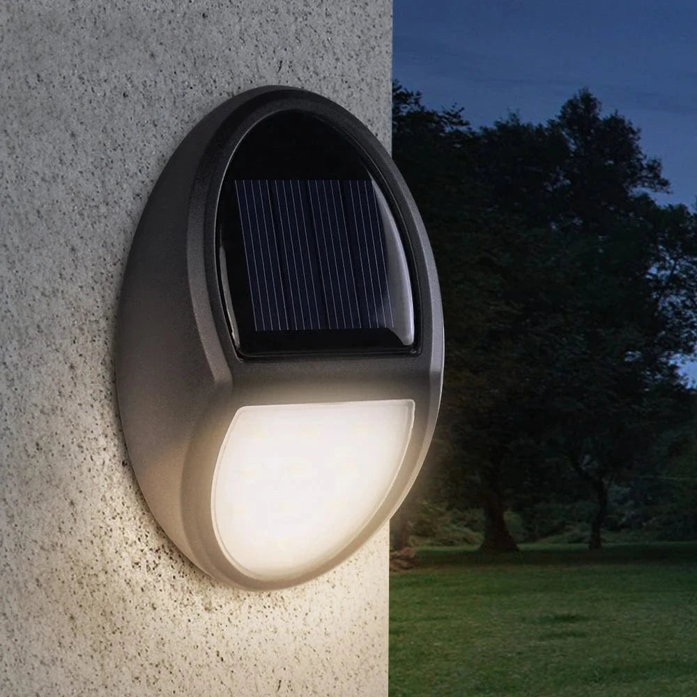 Verthara Solar LED Deck Lights – Waterproof Outdoor Stair Step Lights with 10 Bright LEDs for Garden and Pathway Illumination Black Shell-Warm / 1PCS