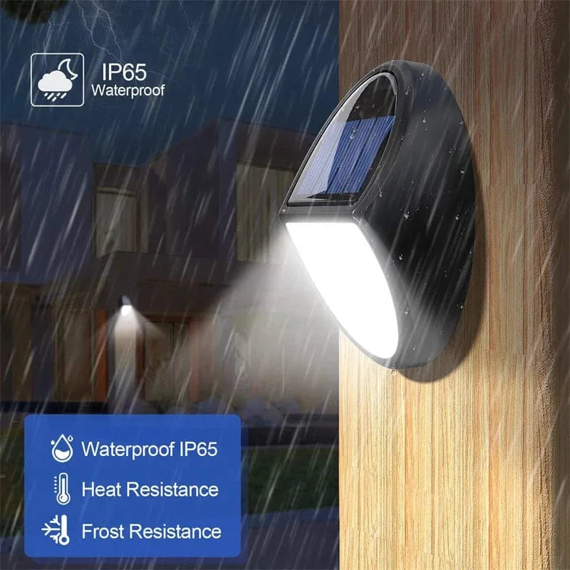 Verthara Solar LED Deck Lights – Waterproof Outdoor Stair Step Lights with 10 Bright LEDs for Garden and Pathway Illumination