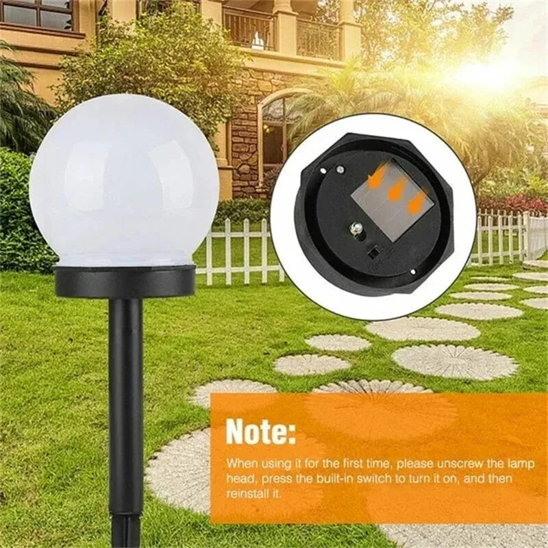 Verthara Solar LED Garden Light With Ground Plug – Waterproof - Modern Design - Automatic Light Control - 7 Colour Options - Eco-Friendly