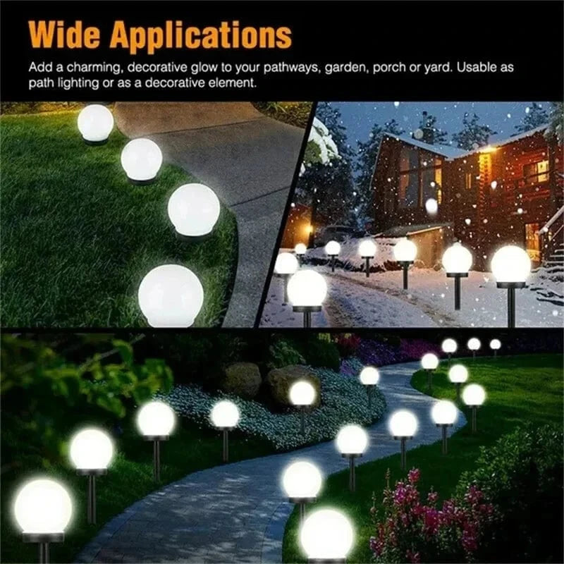 Verthara Solar LED Garden Light With Ground Plug – Waterproof - Modern Design - Automatic Light Control - 7 Colour Options - Eco-Friendly