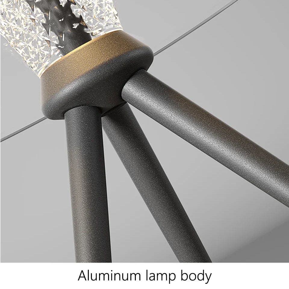 Verthara Solar LED Hanging Lantern - Waterproof - USB Rechargeable - Three Lighting Modes - Ideal For Outdoor - Garden - Patio - Camping