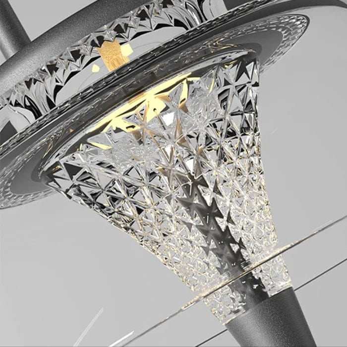 Verthara Solar LED Hanging Lantern - Waterproof - USB Rechargeable - Three Lighting Modes - Ideal For Outdoor - Garden - Patio - Camping