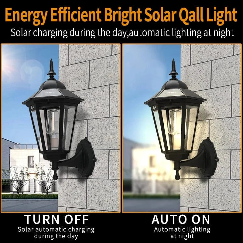 Verthara Solar LED Pathway Lights - Retro Design - Intelligent Light Control - Waterproof - Easy Installation - Two-Colour Options