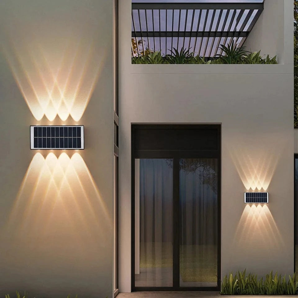 Verthara Solar LED Up and Down Wall Light - 4W to 8W