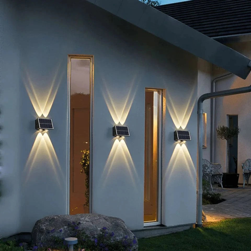 Verthara Solar LED Up and Down Wall Light - 4W to 8W