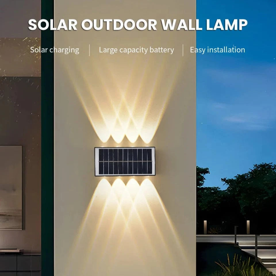 Verthara Solar LED Up and Down Wall Light - 4W to 8W