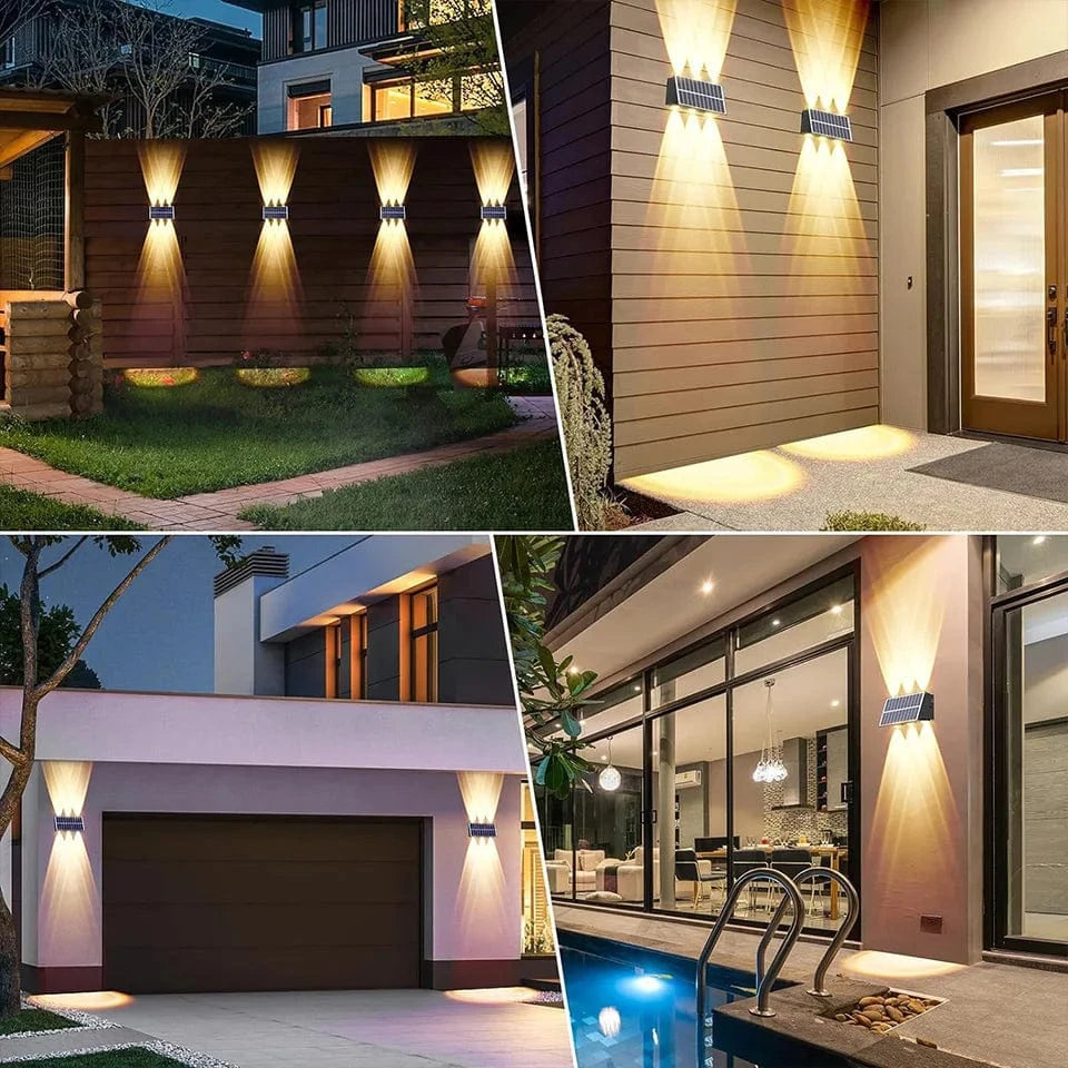 Verthara Solar LED Up and Down Wall Light - 4W to 8W