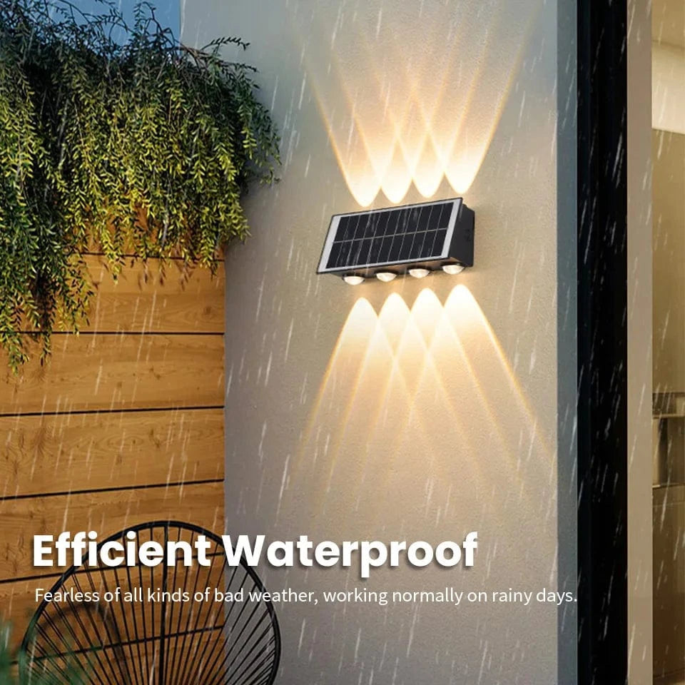 Verthara Solar LED Up and Down Wall Light - 4W to 8W