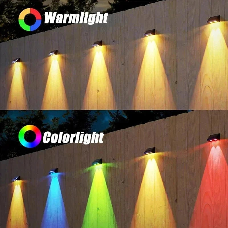 Verthara Solar Outdoor LED Wall Lamp