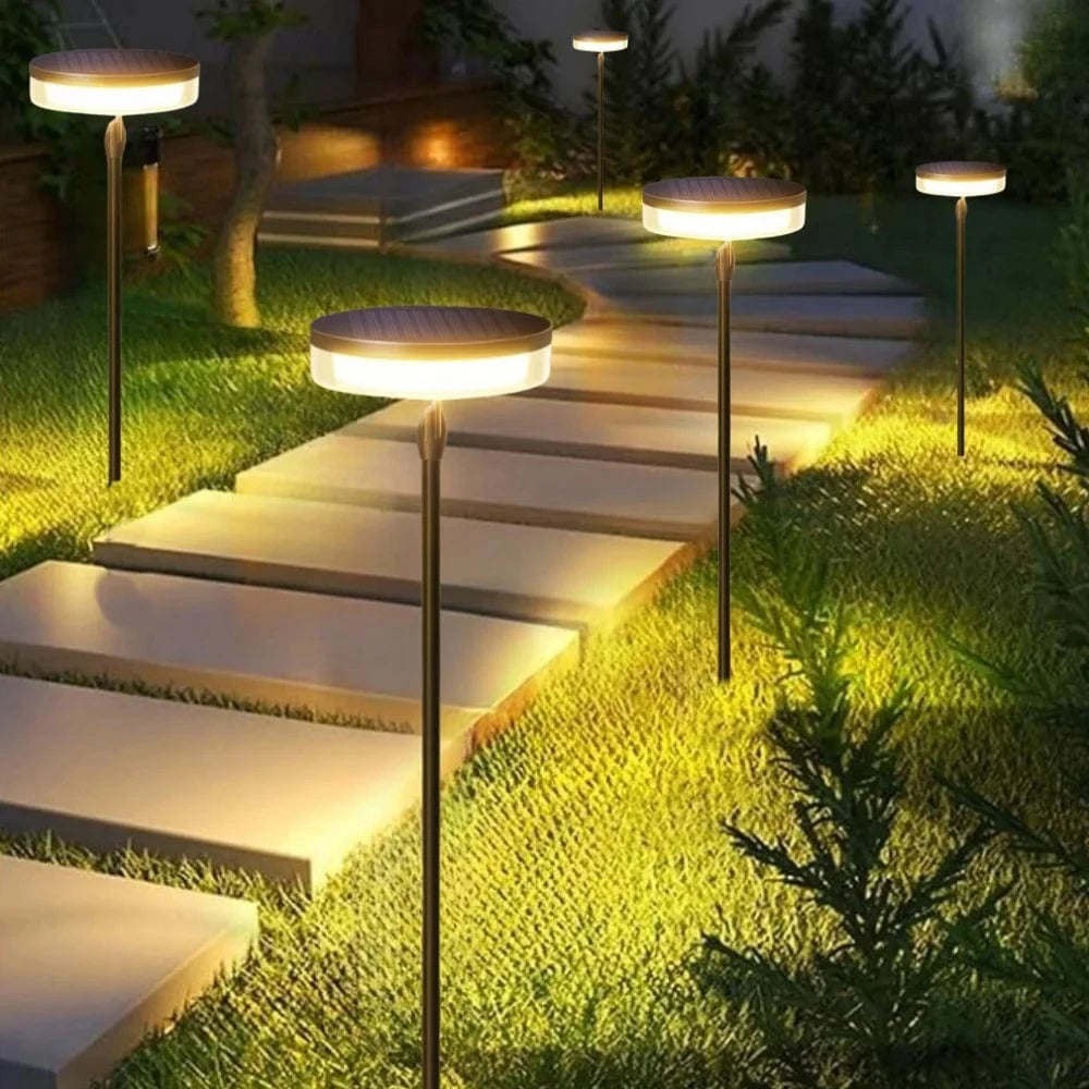 Verthara Solar Pathway Lights – IP65 Waterproof Outdoor Garden Lighting for Walkways and Patios, Durable Solar Footpath Lights Default