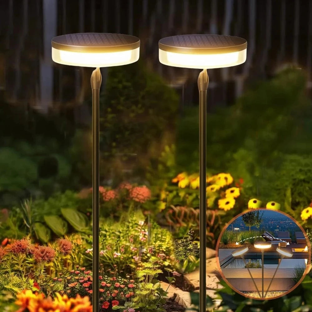 Verthara Solar Pathway Lights – IP65 Waterproof Outdoor Garden Lighting for Walkways and Patios, Durable Solar Footpath Lights Default