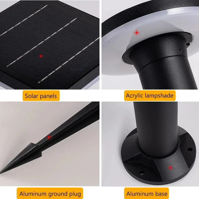 Verthara Solar Pathway Lights, Super Bright Waterproof Outdoor Garden Path Lights, Easy Installation Solar LED Landscape Lighting