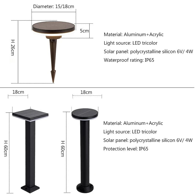 Verthara Solar Pathway Lights, Super Bright Waterproof Outdoor Garden Path Lights, Easy Installation Solar LED Landscape Lighting