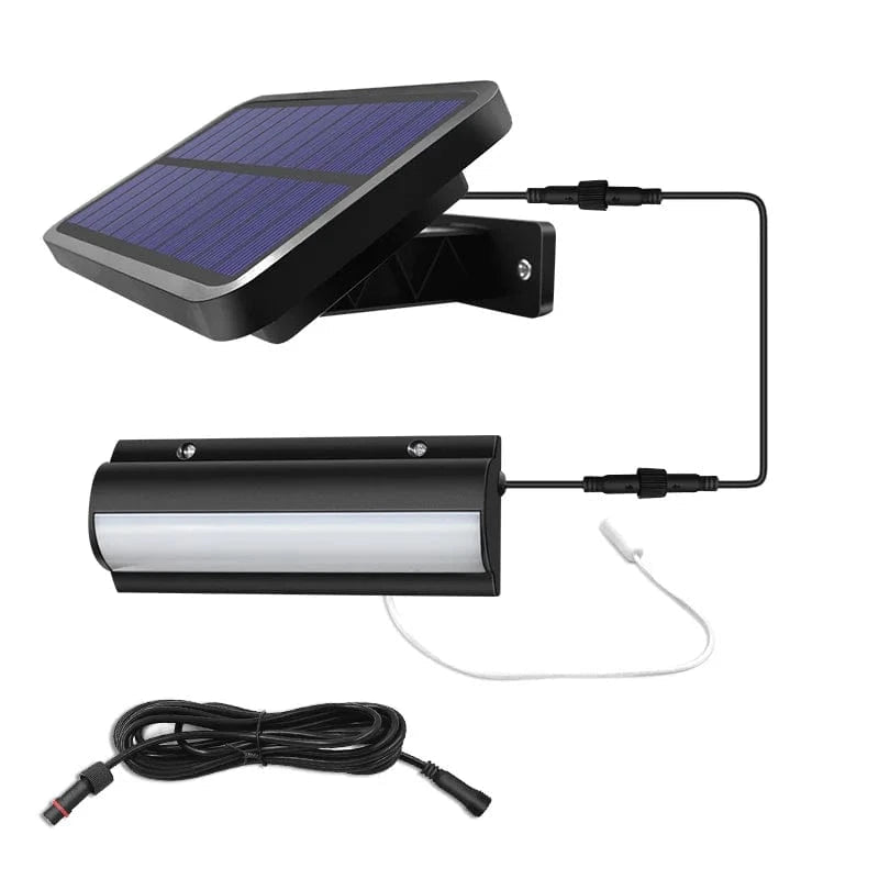 Verthara Solar Pendant Outdoor Light Single Head Black / Warm white