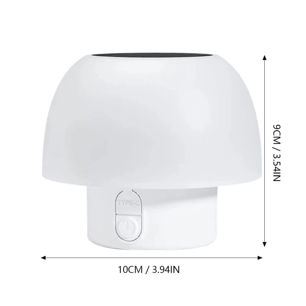 Verthara Solar Portable Table Lamp with 4 Lighting Modes – Waterproof LED Light for Indoor and Outdoor Use