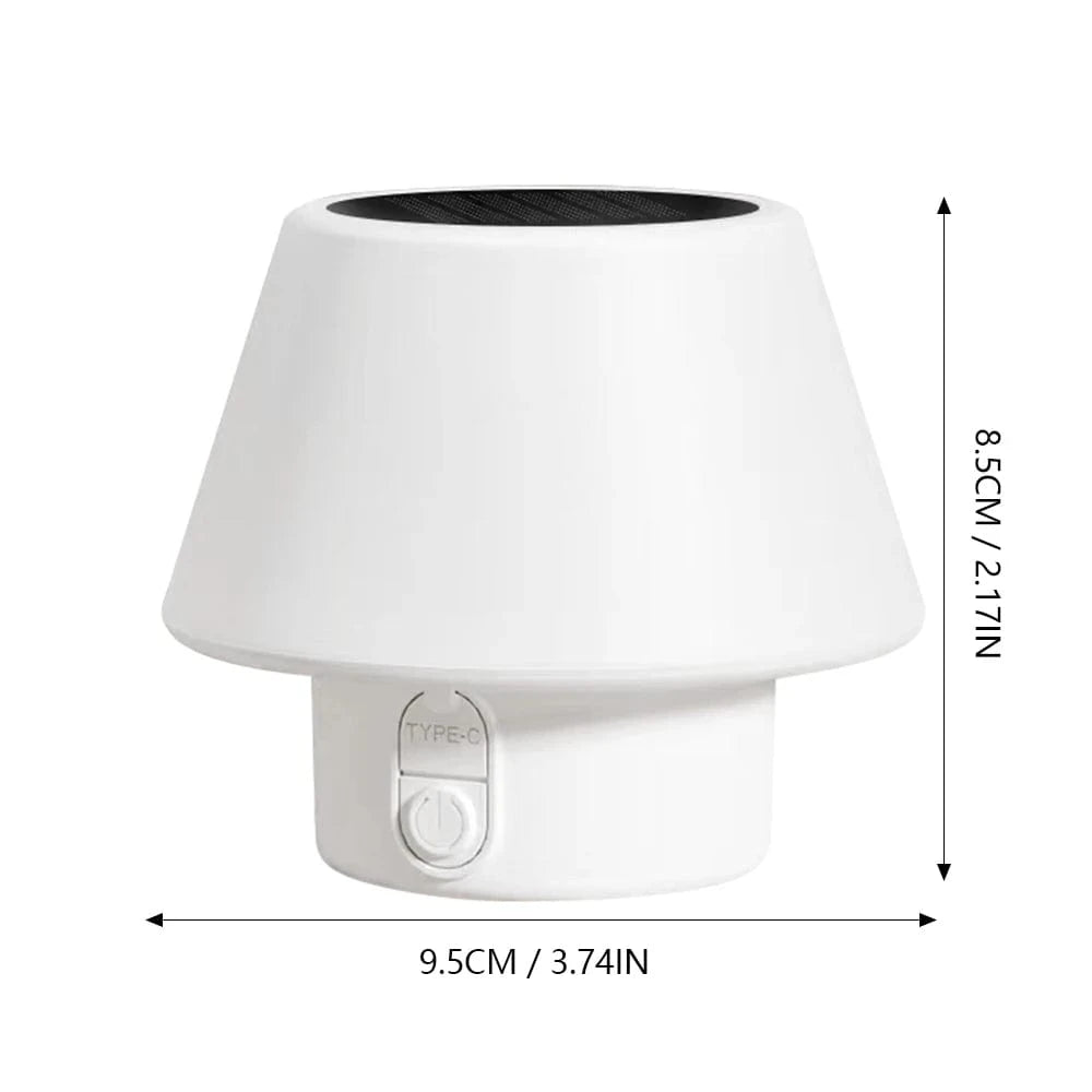 Verthara Solar Portable Table Lamp with 4 Lighting Modes – Waterproof LED Light for Indoor and Outdoor Use