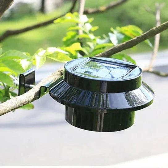 Verthara Solar Powered Fence Lights for Outdoor Use - Weather Resistant LED Garden Lights with Automatic On/Off Sensor